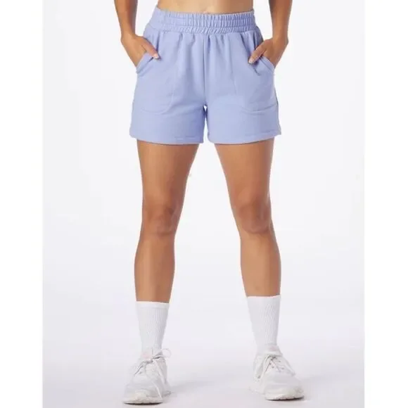 NEW Glyder Oversized Cotton Blend Shorts Lilac 2X - Picture 13 of 13